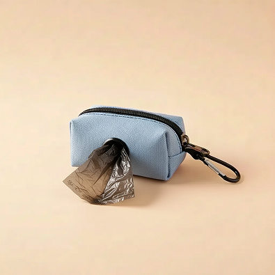 Prenosna torbica za pasje vrečke - modra