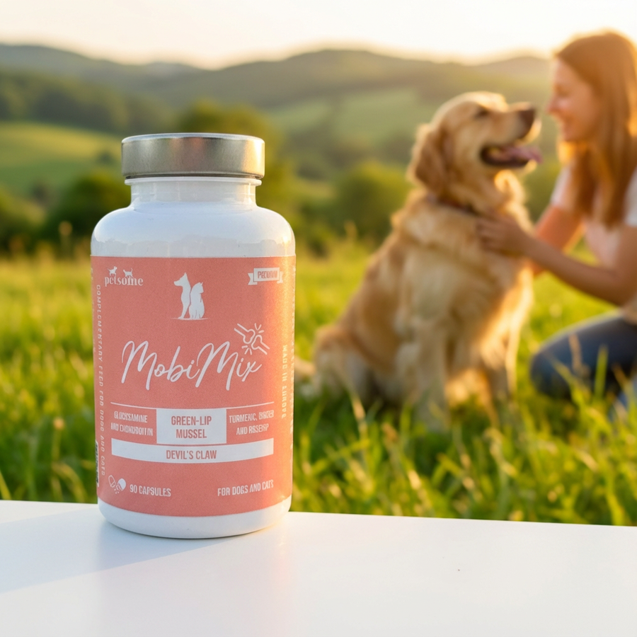 smo razvili celostno formulo za zdrave sklepe in lahkotno gibanje psov.